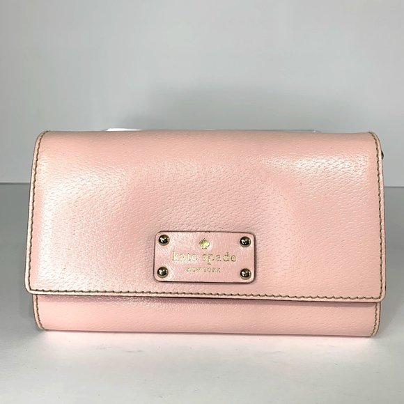 KATE SPADE Wellesley Natalie Clutch Removable Crossbody Strap in Balletslip - Picture 3 of 12